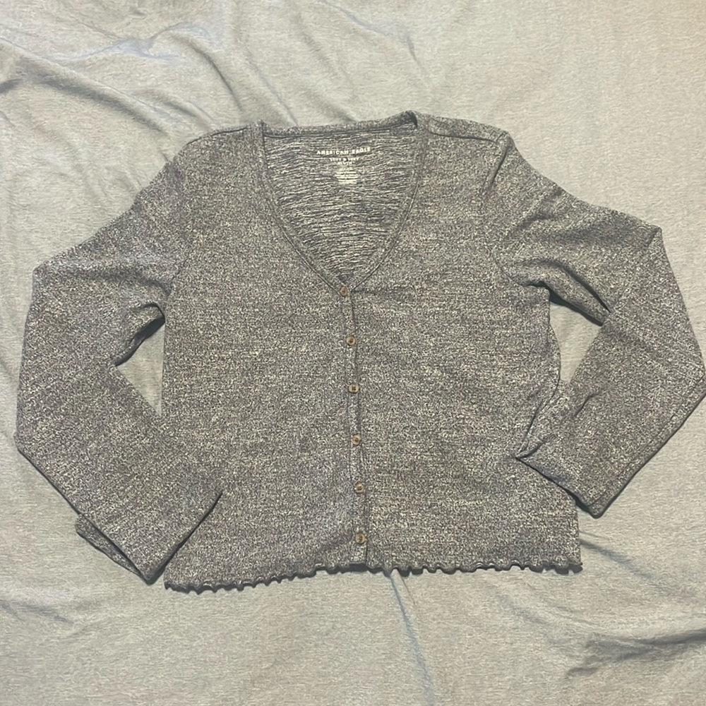 American eagle women’s long sleeve blue size small. Soft and sexy plush